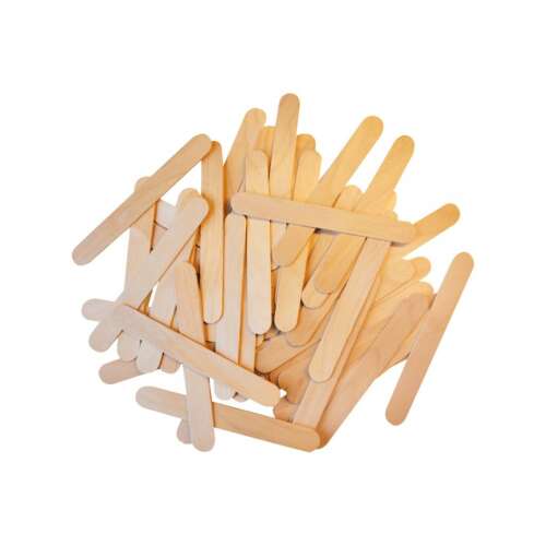 500 darabos fa spatula szett, 15x1,8cm, ideális kézműves és művészeti projektekhez - Művészet és hobbi