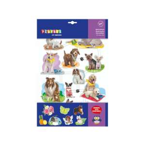 Playbox of Sweden 130 db-os matrica szett különféle témákkal, beleértve a kutyákat, macskákat, farmi állatokat, pillangókat, virágokat, gyümölcsöket és még sok mást - Playbox