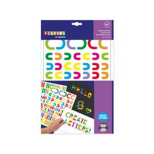 Playbox of Sweden Betűalkotó Matrica Szett, 600 db, színes betűmatricák gyerekeknek az ábécé tanulásához - Playbox