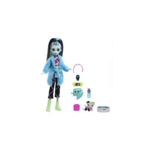 Lalka Monster High Frankie Stein Creepover Party z akcesoriami - Mattel Baba