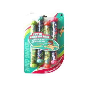 4 darabos búvár pálca szett medencés játékokhoz, különböző sebességgel süllyednek - Búvárkodás