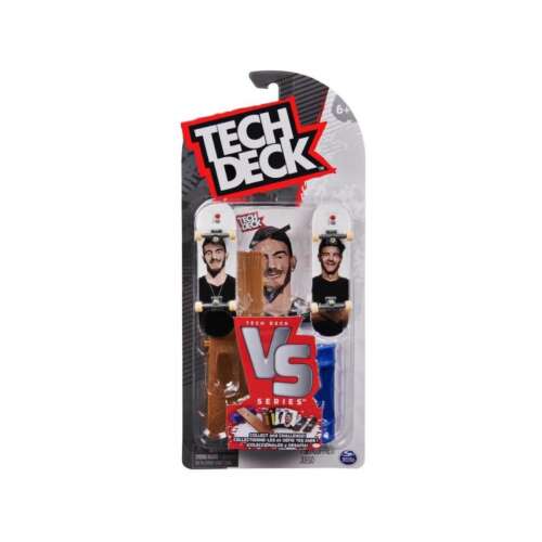 Tech Deck Plan B VS. széria ujjgördeszka szett, 2 ujjgördeszka, 1 ugrató, 4 trükkártya