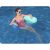 Woman relaxing in pool on Bestway H2OGO! Comfort Plush inflatable hammock