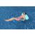 Woman relaxing on Bestway H2OGO! Comfort Plush floating hammock in pool