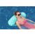 Woman relaxing on Bestway H2OGO! Comfort Plush floating hammock in pool