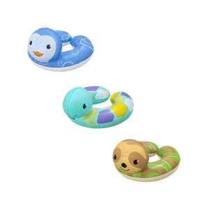 Inele de înot gonflabile Bestway pentru copii, în formă de pinguin, broască țestoasă și leneș, 50cm - Bestway Colaci si accesorii gonflabile inot copii