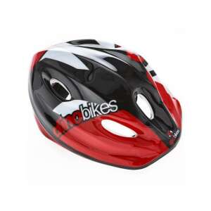 Dino Bikes Kinderfahrradhelm in Schwarz und Rot - Dino