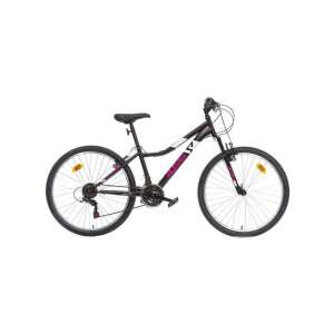 Aurelia 26 Zoll schwarzes Fahrrad mit rosa und weißen Akzenten, Dino Bikes - Dino Bikes