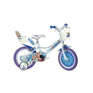 Dino Bikes Frozen 16 Zoll Mädchenfahrrad mit Stützrädern - Dino Bikes Fahrrad für Kinder