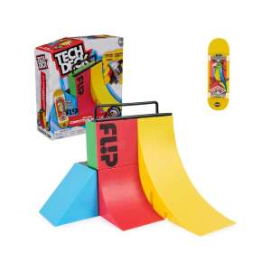 Összeszerelt Tech Deck Competition Wall 2.0 ujjgördeszka pálya szett Flip ujjgördeszkával - Gördeszkázás
