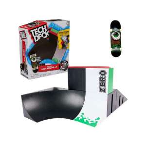 Tech Deck Bowl Builder 2.0 gördeszka pálya szett Zero ujjgördeszkával összeszerelve - Gördeszkázás