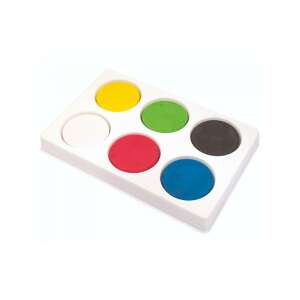 PlayBox Vízfesték Paletta 6 színnel, 44mm átmérőjű - Playbox
