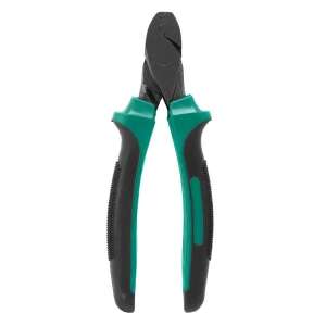 Horgász zsinór krimpelő fogó, zöld nyél, fekete áll - Horgász ruházat