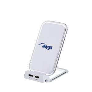 Încărcător fără fir Akyga AK-QI-03 - alb (5V / 2A) 99041488 - Încărcătoare wireless