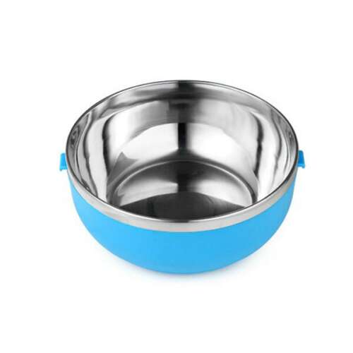 Stainless steel food container, blue, 700 ml