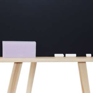 Tablă de scris pe un stand cu creta și burete, 100 cm înălțime - Nonbrand Table de scris si desenat