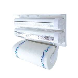 Három az egyben fali papírtörlő és fóliatartó