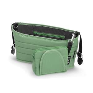 Leclerc Easy Quick rendező táska zöld színben, több rekesz a baba dolgokhoz - Pelenkázó táska