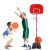 Höhenverstellbarer Basketballkorb für Kinder, mit Ballpumpe 99062785
