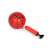 Roter Basketball mit Pumpe