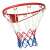 Enero 43cm-es piros kosárgyűrű hálóval, 1030807