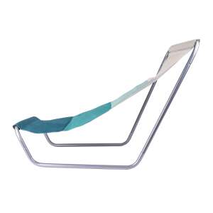 Klappbare Gartenliege blau + Tasche