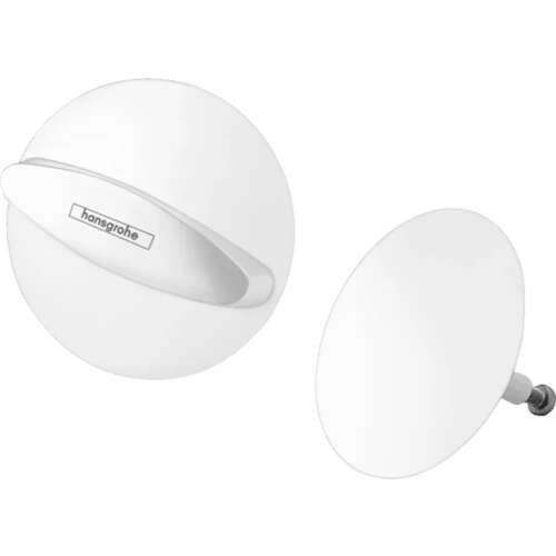 Hansgrohe Flexaplus túlfolyó és leeresztő készlet, matt fehér - Lefolyódugó