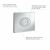GROHE Skate Air WC Öblítőlap - Króm - 156x197 mm 99094398
