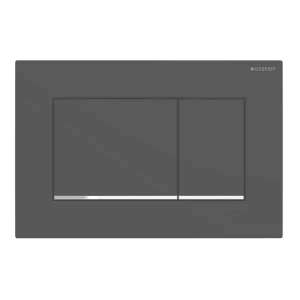 Placă de acționare Geberit Sigma30, negru mat cu accente cromate - Accesorii vase de toaleta