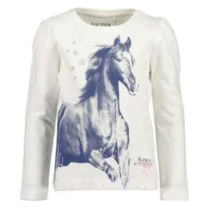 Tricou cu mânecă lungă Blue Seven pentru fete cu imprimeu cu cal - Bebeluși și copii mici