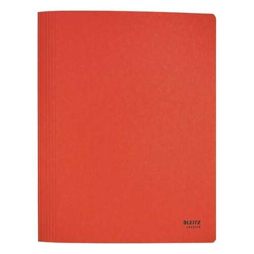 LEITZ Recycle A4 mappa, piros, 100%-ban újrahasznosított kartonból