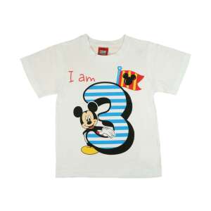 Disney Mickey szülinapos kisfiú póló 3 éves - 104-es méret 36397255 Gyerek pólók - Kisfiú