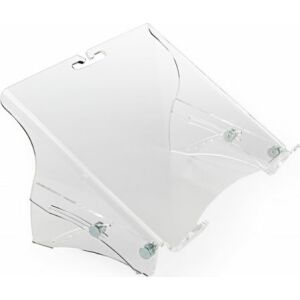 Podstawka pod laptopa BakkerElkhuizen Q-note 350, przezroczysty akryl, ergonomiczny design - Akcesoria do laptopów