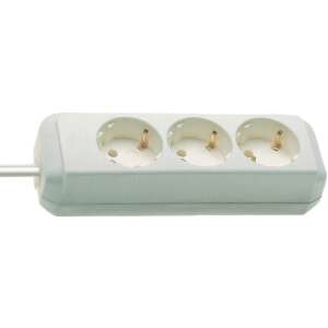 Brennenstuhl Eco-Line 3-socket white extension cord, 1.5m - Power Strip