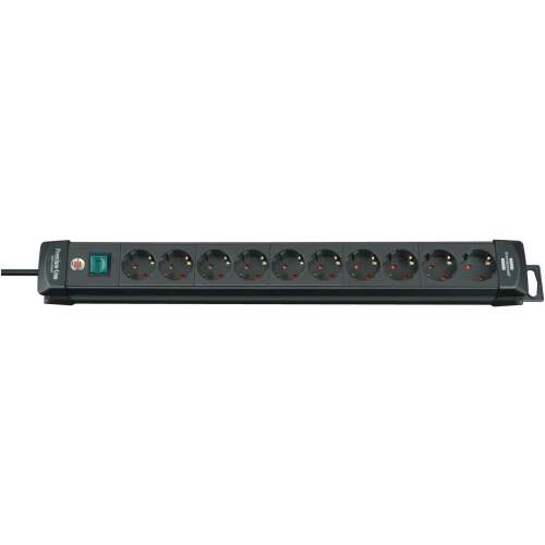 Brennenstuhl Premium-Line 220V power strip with 10 outlets and 3m cable