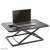 Stojak na laptopa NewStar NS-WS050BLACK z laptopem i telefonem na górze, czarny, regulowana wysokość, ergonomiczny, do biurka