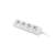 Lanberg PS0-04E-0150-W 4-way power strip with 1.5m cable, white