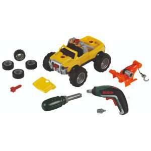 Klein 3:1-in-1 Auto-Bausatz, gelber Spielzeugwagen mit Werkzeugen, baue dein eigenes Auto, Kinderspielzeug, Bauspielzeug - Klein