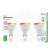 Deltaco Smart LED Spot GU10 RGB bulb 3-pack, smart home, color changing, dimmable, 5W, 470lm, 2700-6500K