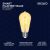Deltaco Smart Home LED Filament Spiral Bulb 5.5W 470lm 1800-6500K E27 - Cool-Warm White 99118099
