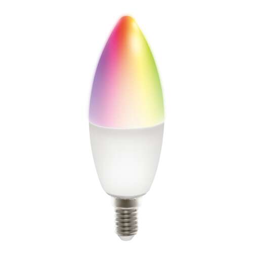 Deltaco Smart LED bulb, E14, RGB, candle shape, 5W, 470lm, 2700-6500K