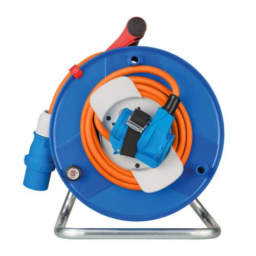 Brennenstuhl Garant-G CEE 220V 16A IP44 predlžovací kábel s cievkou 25m, modrá a oranžová