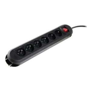 Hama 6-fach Steckdosenleiste mit 3 Meter Kabel, schwarz - Verteiler