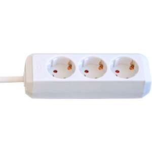 Brennenstuhl Eco-Line 230V Power Strip 3 Sockets 5m - White 99111669 - Power Strip