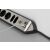 Brennenstuhl Estilo 230V 6-Socket Power Strip 2m - Black/Silver 99111858