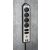 Brennenstuhl Estilo 230V Steckdosenleiste 6-fach 2m - Schwarz/Silber 99111858
