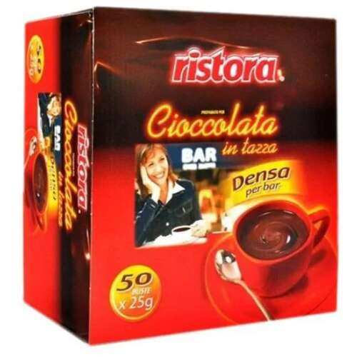 Ristora Cioccolata Bar in Tazza forró csokoládé keverék, 50 tasak, 25g-os