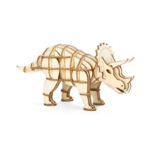 Triceratops dinoszaurusz 3D fa puzzle - 3D puzzle