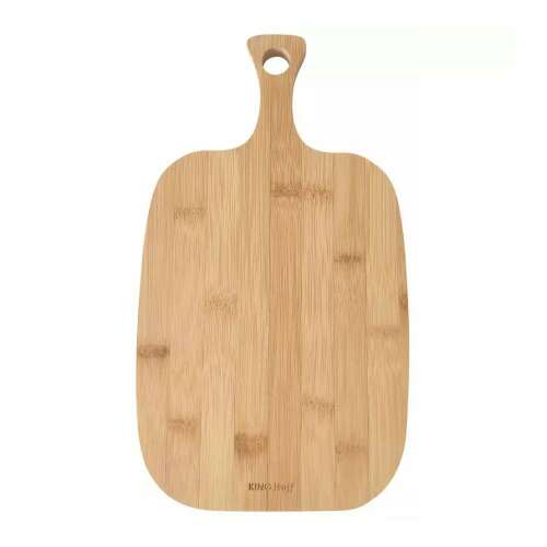 Kinghoff Bambus-Schneidebrett mit Griff, 32x18cm