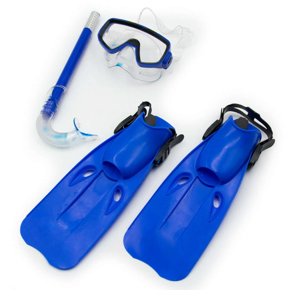 Gyerek Búvárszett - Szemüveg, Pipa, Békatalp - Fiús